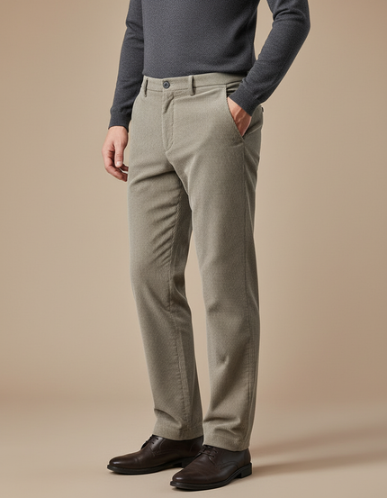 Pantalon Velours Corduroy Homme - Kaki Cordé