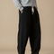 Pantalon Velours Homme Noir Baggy