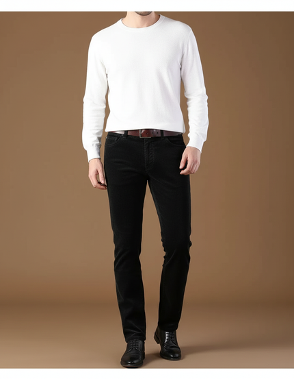 Pantalon Velours Homme 5 Poches - Noir