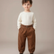 Pantalon Velours Marron Points Ample Enfant Chic - Cordé