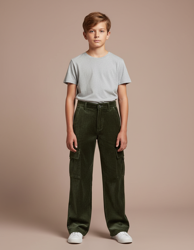 Pantalon Velours Baggy