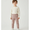 Pantalon Velours Côtelé Rose Enfant Doux Ajusté - Cordé