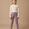 Pantalon Velours Mauve Enfant Fille Doux Hiver - Violet Molleton