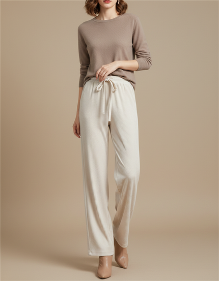Pantalon Beige Velour Cotele - Cordé
