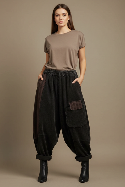 Pantalon Cargo Velours - Marron Cordé
