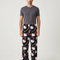 Pantalon Velours Hello Kitty Noir Décontracté Homme Femme