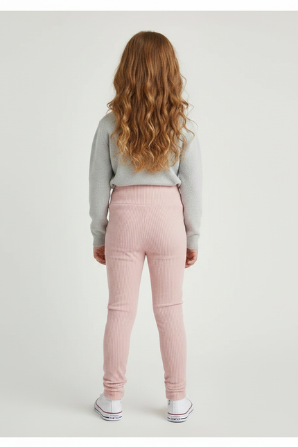 Pantalon Velours Rose Côtelé Confortable Enfant - vue 2