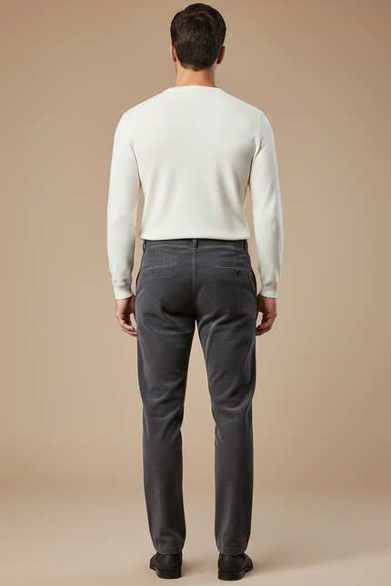 Pantalon Velours Milleraies - Gris Cordé - vue 2