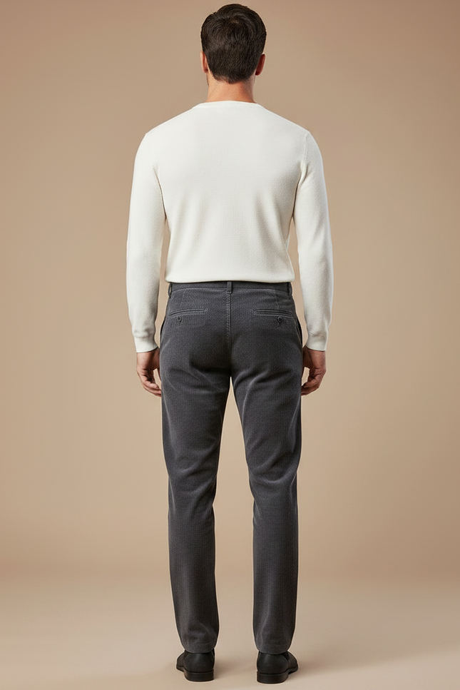 Pantalon Velours Milleraies - Gris Cordé - vue 2