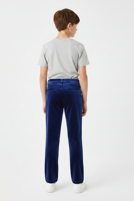 Pantalon Velours Marine - vue 2