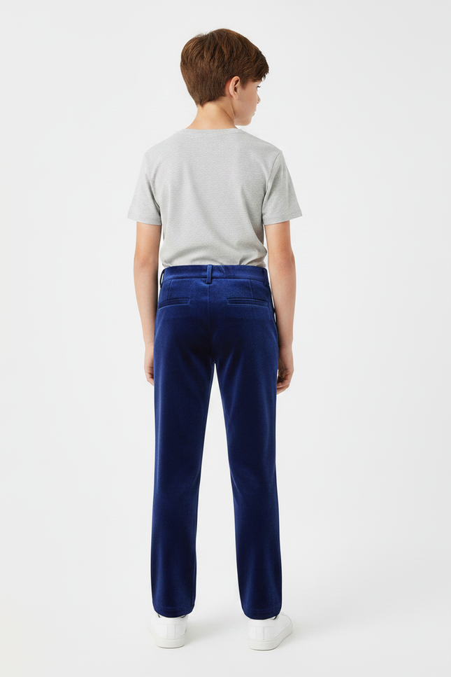 Pantalon Velours Marine - vue 2