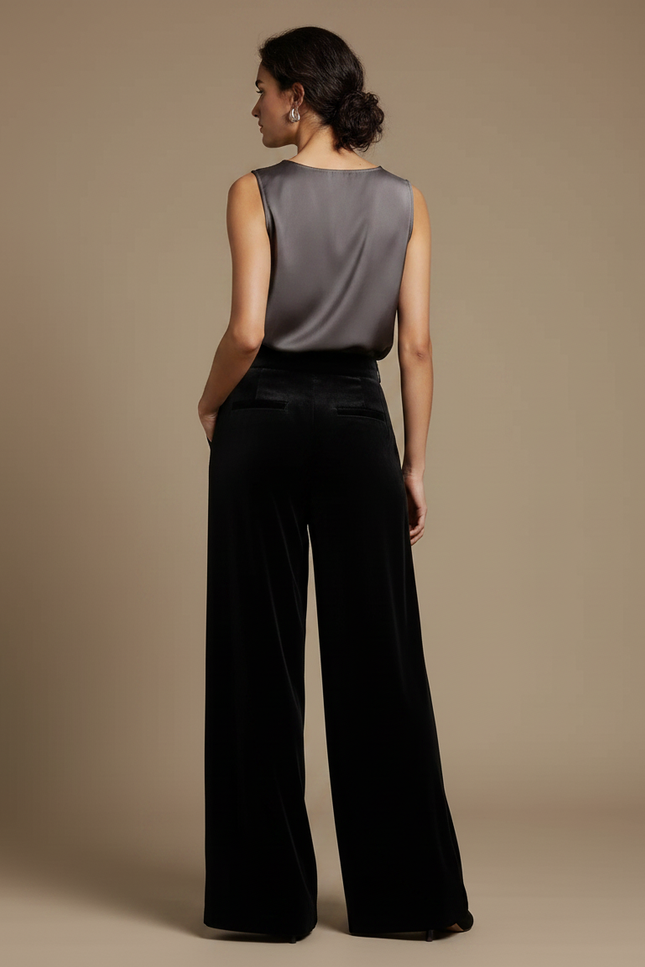 Pantalon De Velour - Noir Velours - vue 2