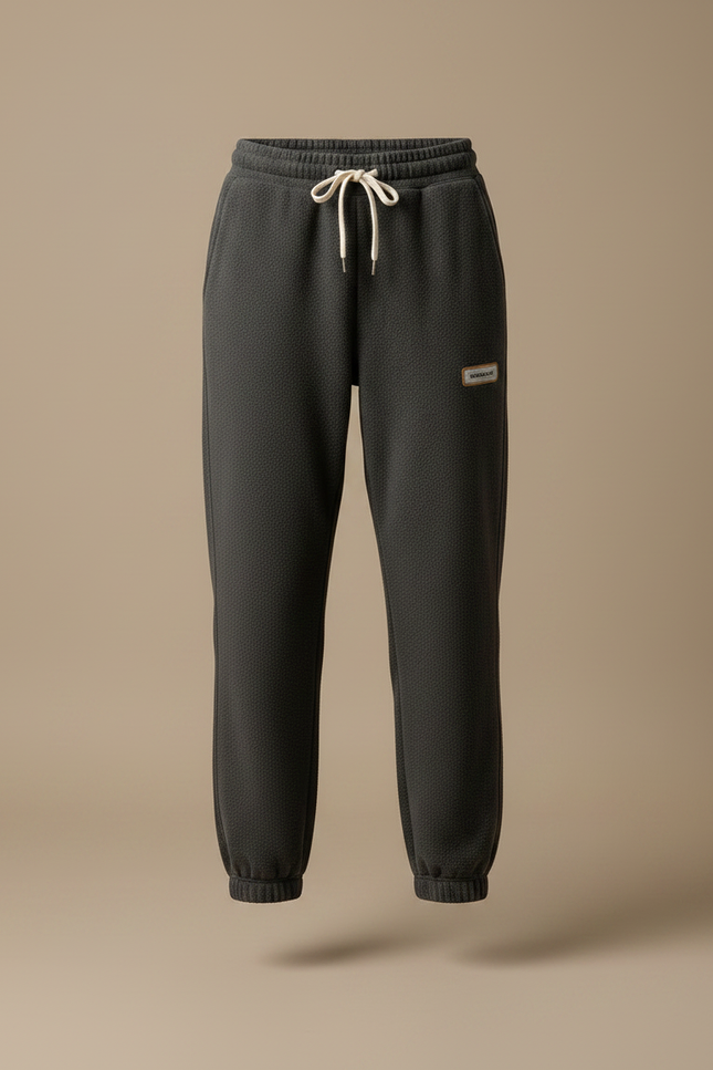 Pantalon Velours Gris Molletonné Confortable Femme - vue 3