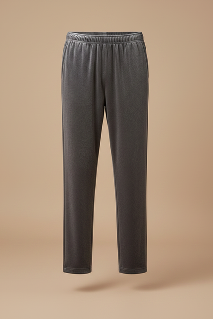 Pantalon Velours Gris Homme Coupe Droite Confortable - vue 3