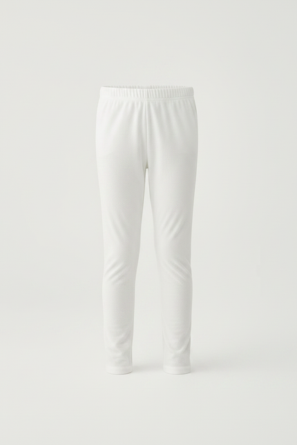 Pantalon Velours Blanc Doux Slim Fille - vue 3