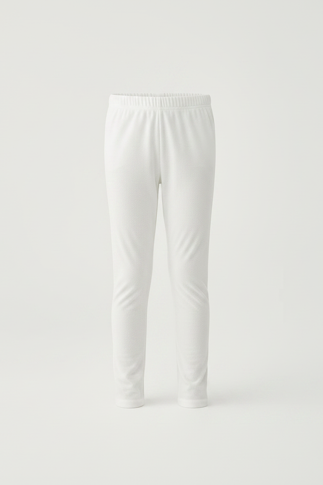 Pantalon Velours Blanc Doux Slim Fille - vue 3