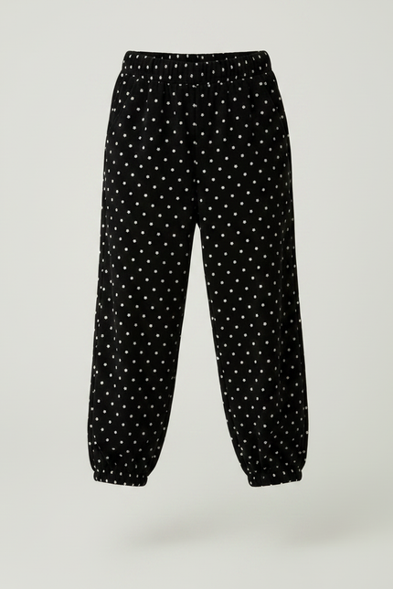 Pantalon Velours Carotte - Noir Cordé - vue 3