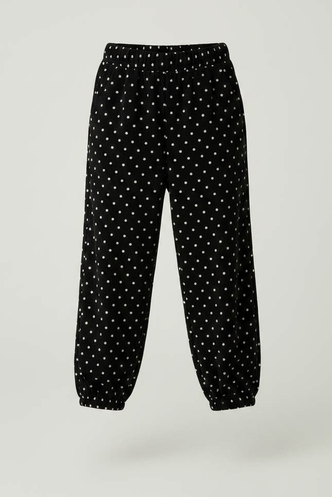 Pantalon Velours Carotte - Noir Cordé - vue 3