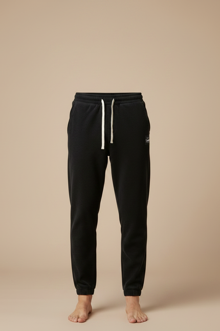 Pantalon Velours Noir Côtelé Décontracté Cordon Homme - Cordé - vue 3