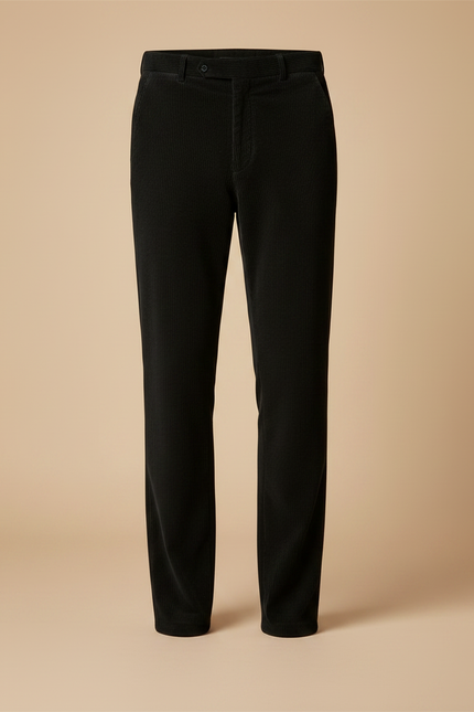 Pantalon Noir Velours Homme - Cordé - vue 3