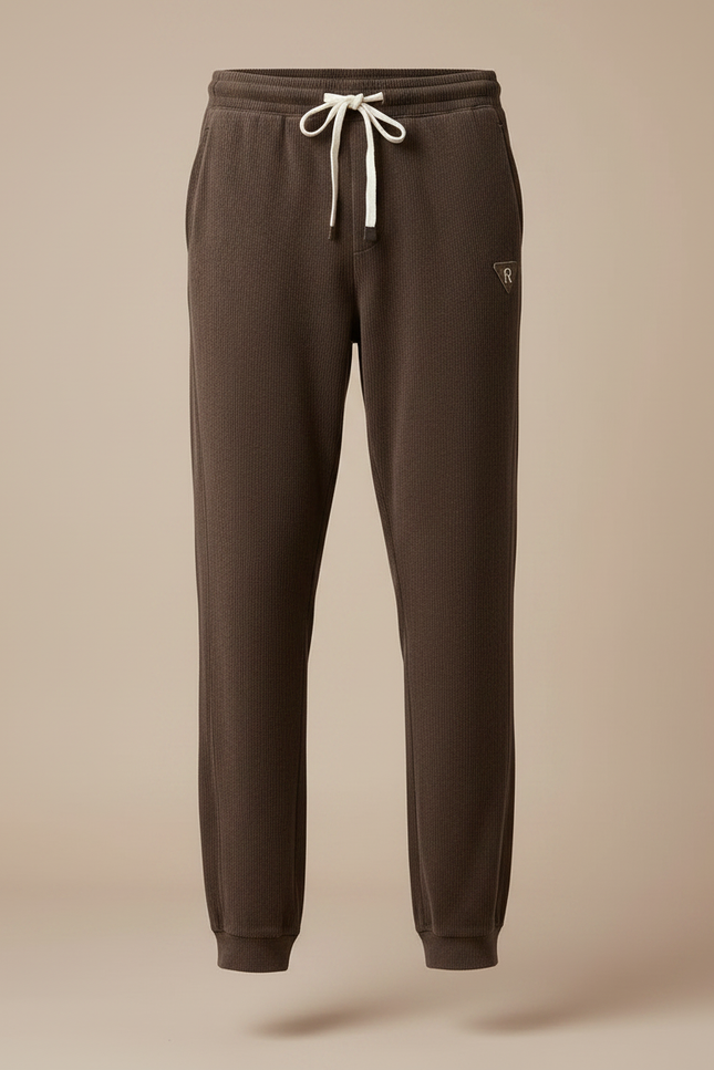 Pantalon Velours Marron Côtelé Homme Sportif Confortable - Cordé - vue 3
