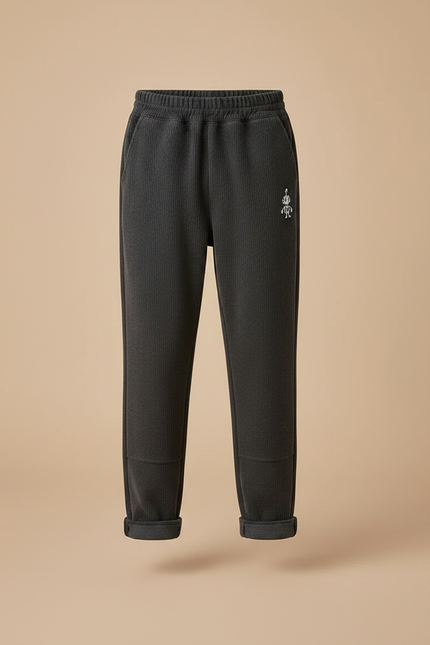 Pantalon Velours Côtelé Gris Décontracté Garçon Hiver - Cordé - vue 3