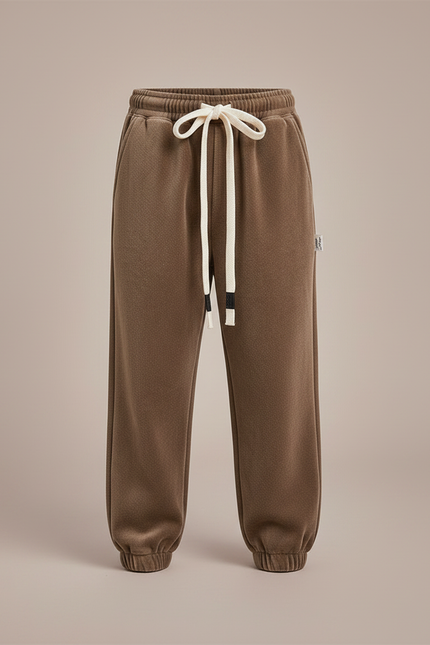 Pantalon Velours Marron Chaud Décontracté Épais Enfant - vue 3