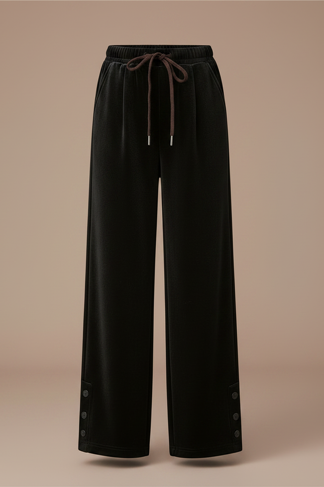 Pantalon Velours Ado - Noir - vue 3
