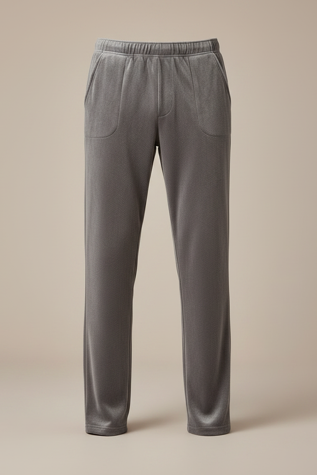 Pantalon Velours Gris Homme Ample Doux Confortable - vue 3