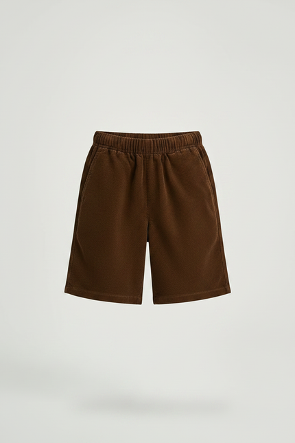 Pantalon Velours Marron Ample Doux Enfant - Cordé - vue 3