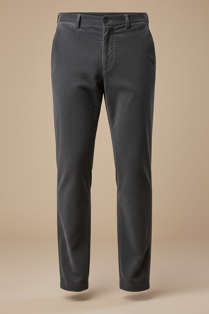 Pantalon Velours Milleraies - Gris Cordé - vue 3