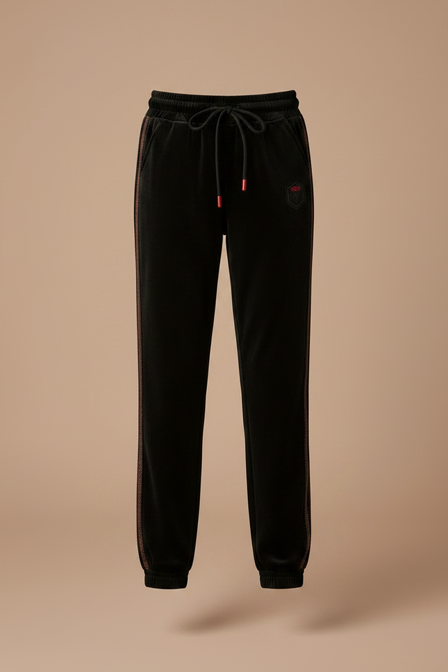 Pantalon Velours Noir Cordon Décontracté Enfant - vue 3