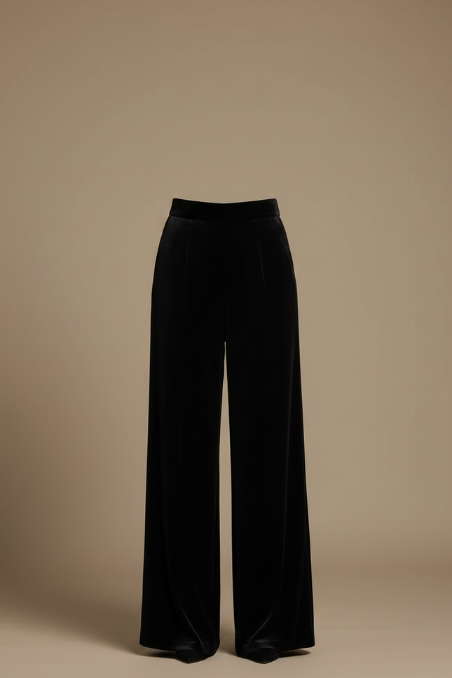Pantalon De Velour - Noir Velours - vue 3
