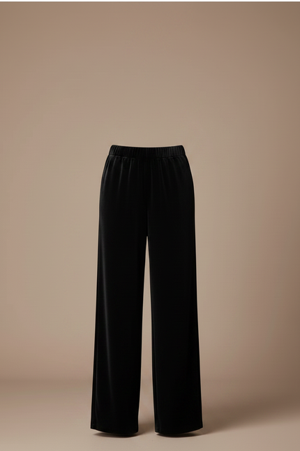 Pantalon Velours Femme Droit - Noir - vue 3