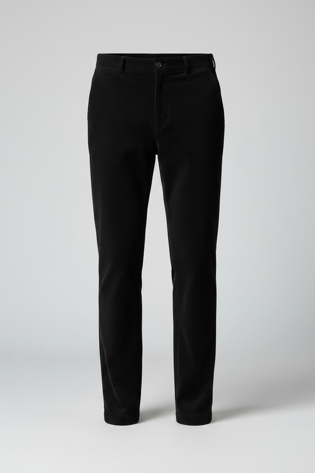 Pantalon Velours Homme Senior - Noir Cordé - vue 3