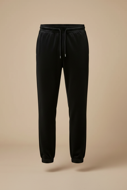 Pantalon Velours Noir Homme Droit Décontracté Élégant - vue 3