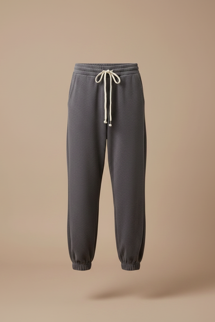 Pantalon Jogger Velours - Gris - vue 3