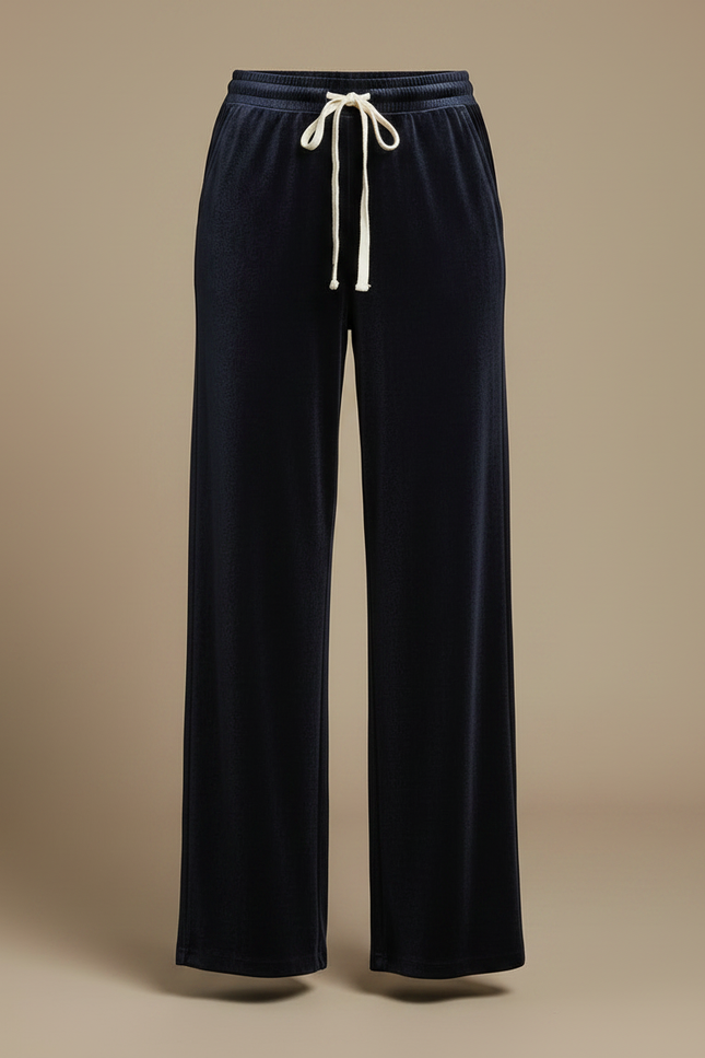 Pantalon Velours Marine Femme - vue 3