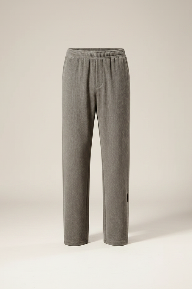 Pantalon Velours Homme Gris Décontracté Ample Chaud - Kaki - vue 3
