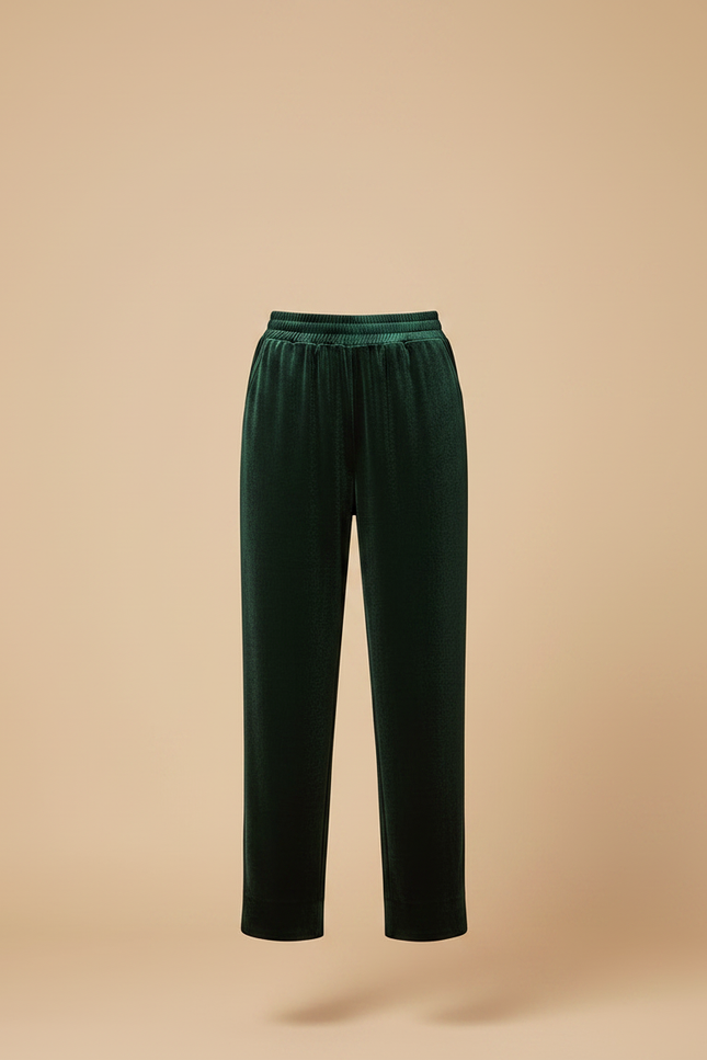 Pantalon Vert Velours - vue 3