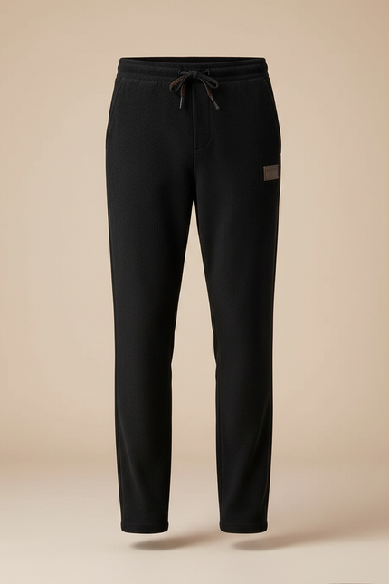 Pantalon Velours Homme Noir Côtelé Décontracté Droit Confortable - Cordé - vue 3