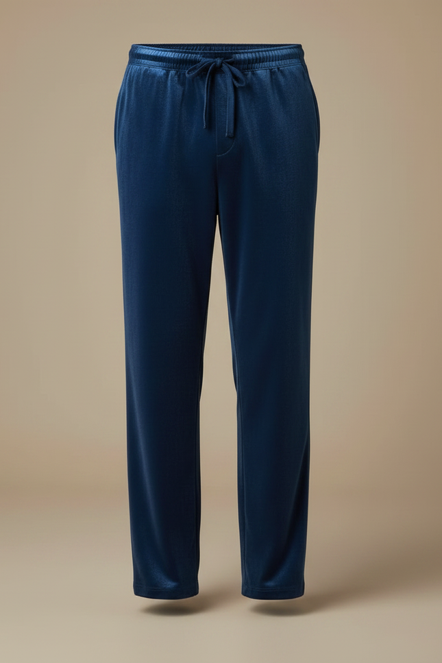 Pantalon Velour Bleu Homme - Velours - vue 3