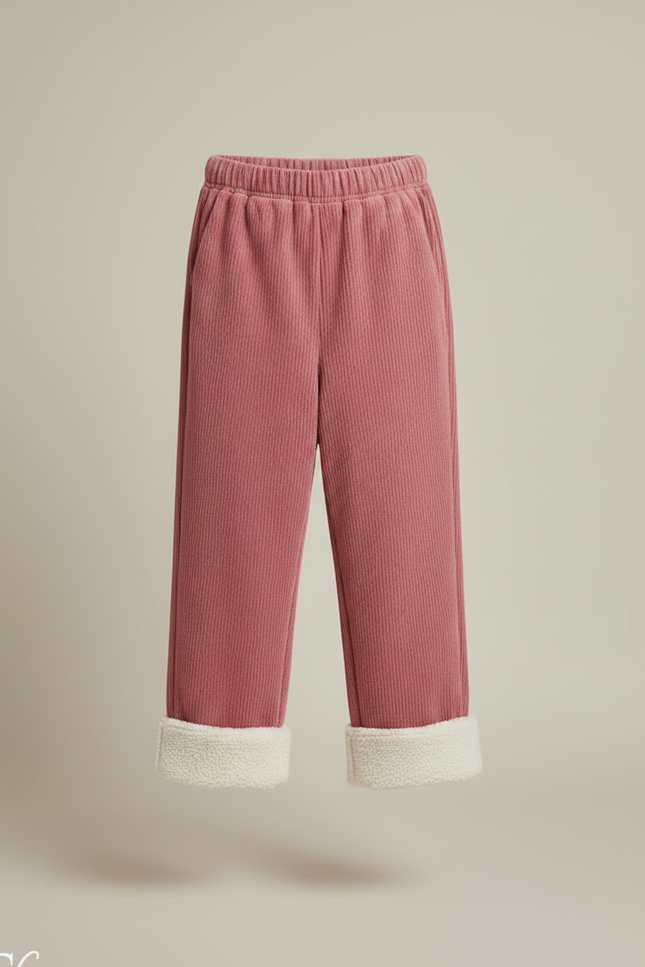 Pantalon Rose Velours - Cordé - vue 3