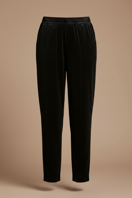 Pantalon Panne De Velours - Noir - vue 3