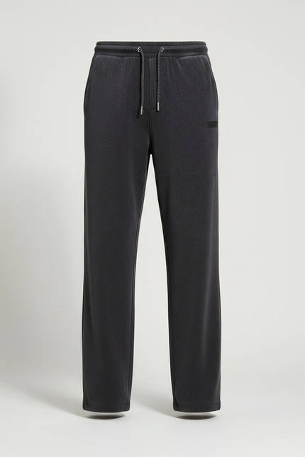 Pantalon Velours Gris Ample Décontracté Homme - vue 3