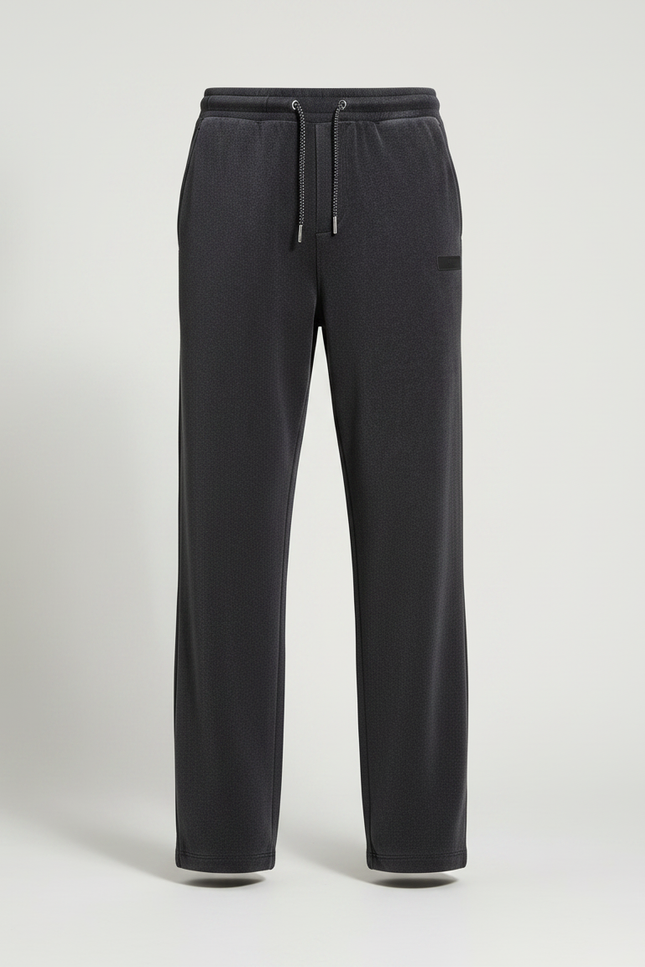 Pantalon Velours Gris Ample Décontracté Homme - vue 3