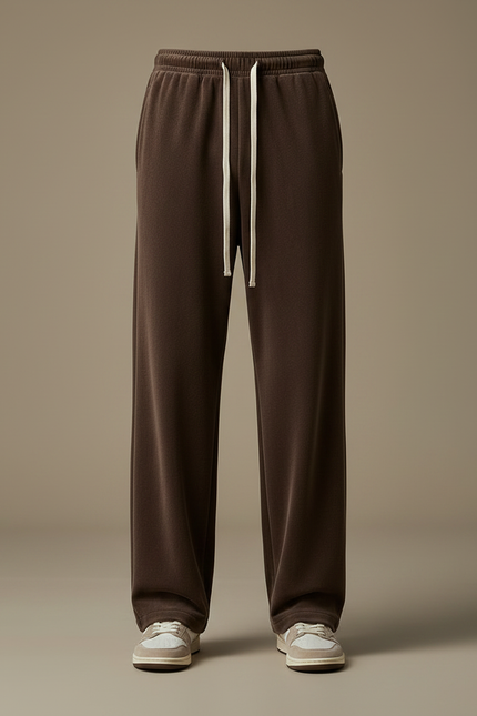 Pantalon Velours Marron Ample Décontracté Homme - vue 3