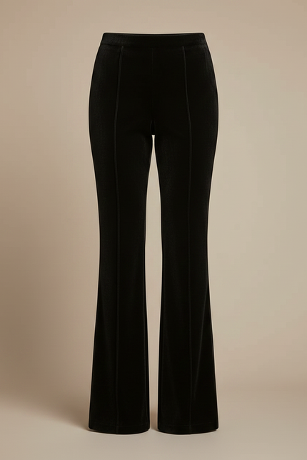 Pantalon Velours Noire Femme - vue 3