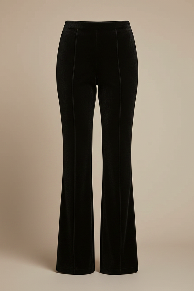 Pantalon Velours Noire Femme - vue 3