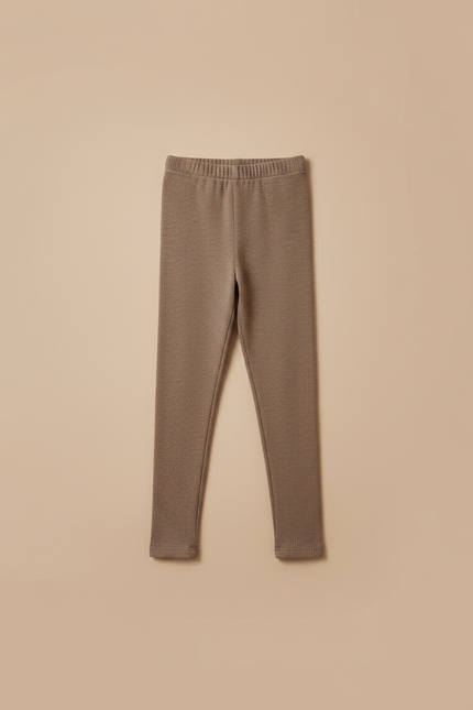 Pantalon Velours Côtelé Marron Enfant Chaud - vue 3